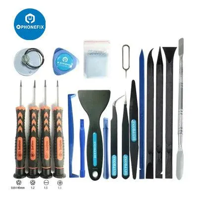 20 In 1 LCD Screen Opening Pry Screwdriver Silicone Mat Repair Toolkit