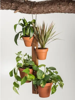 4 Pot Hanging Plant Holder  23.5" x 2.5"