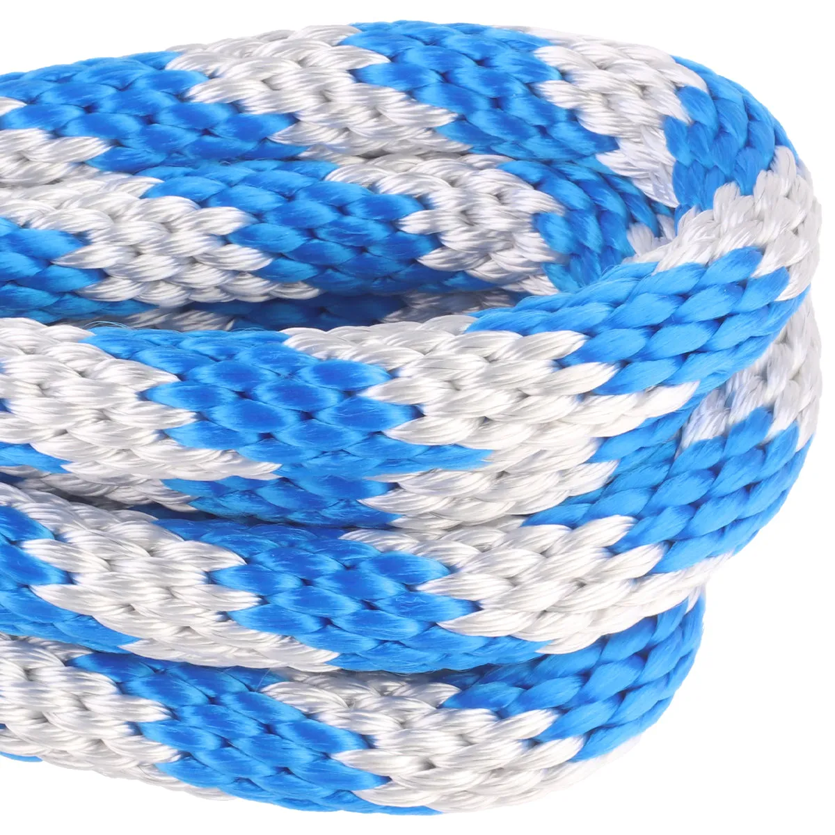 5/8 Solid Braid - White & Blue