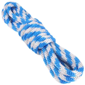 5/8 Solid Braid - White & Blue