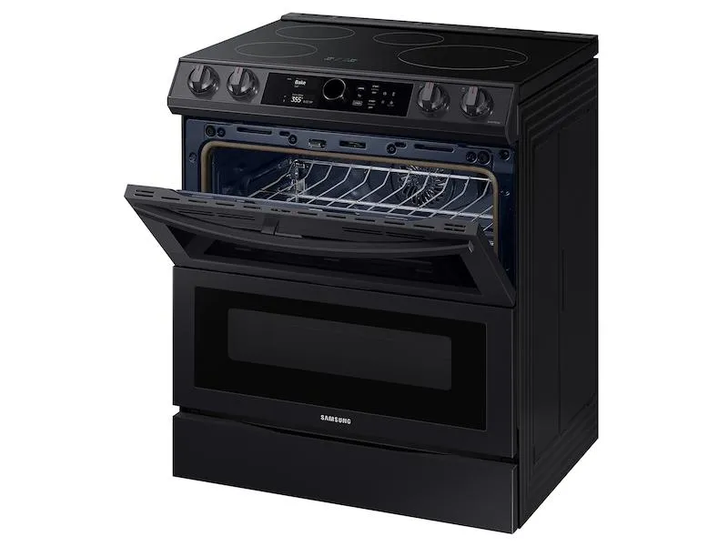 6.3 cu. ft. Smart Slide-in Induction Range with Flex Duo™, Smart Dial & Air Fry in Black Stainless Steel