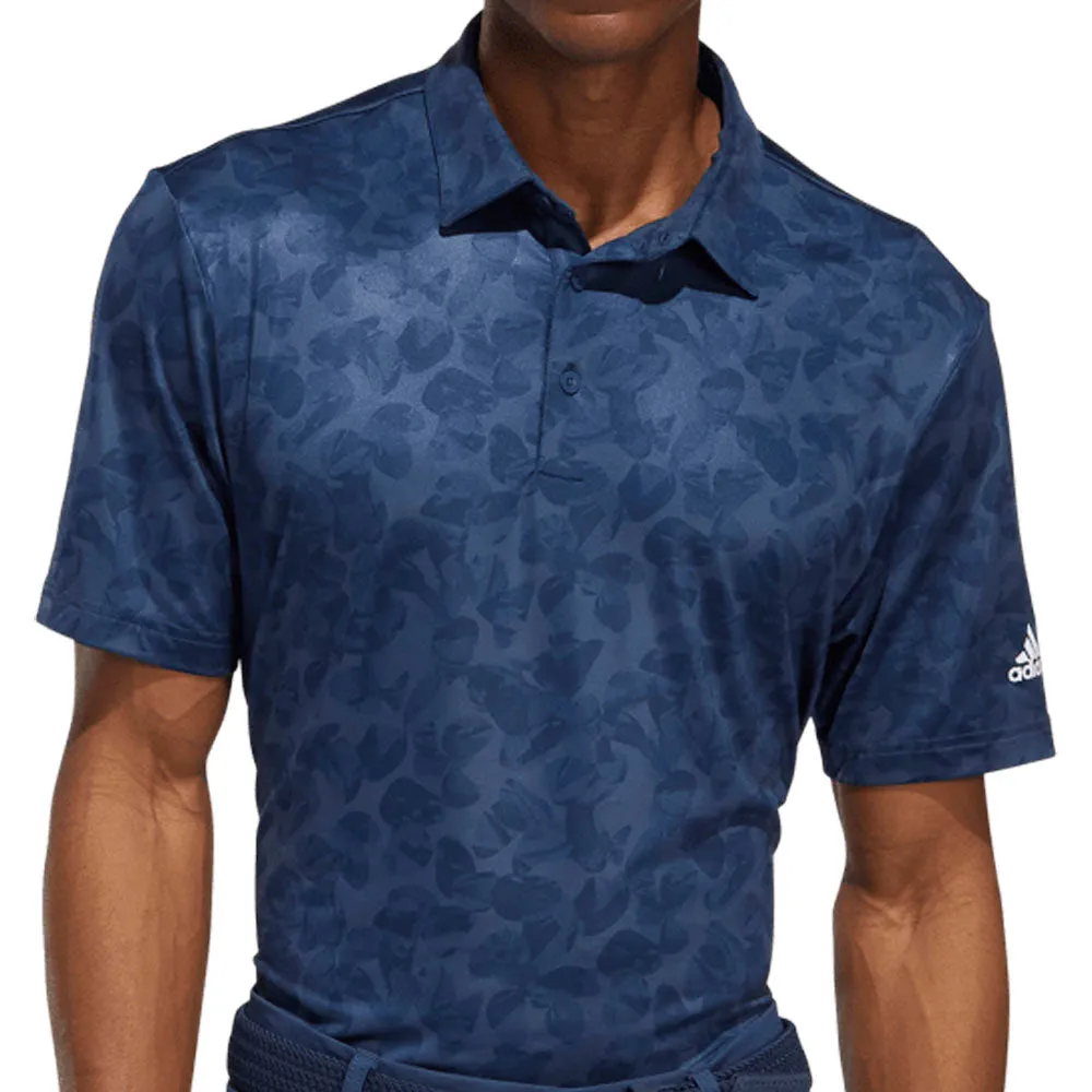 adidas Prisma Print Polo Shirt - Crew Navy/Night Indigo