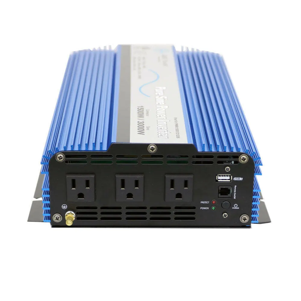 AIMS Power 1500 Watt Pure Sine Inverter