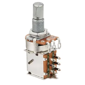 Alpha Push Pull  500K Potentiometer - Solid Shaft