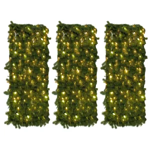 Artificial Greenery Wall Panels with LED Lights