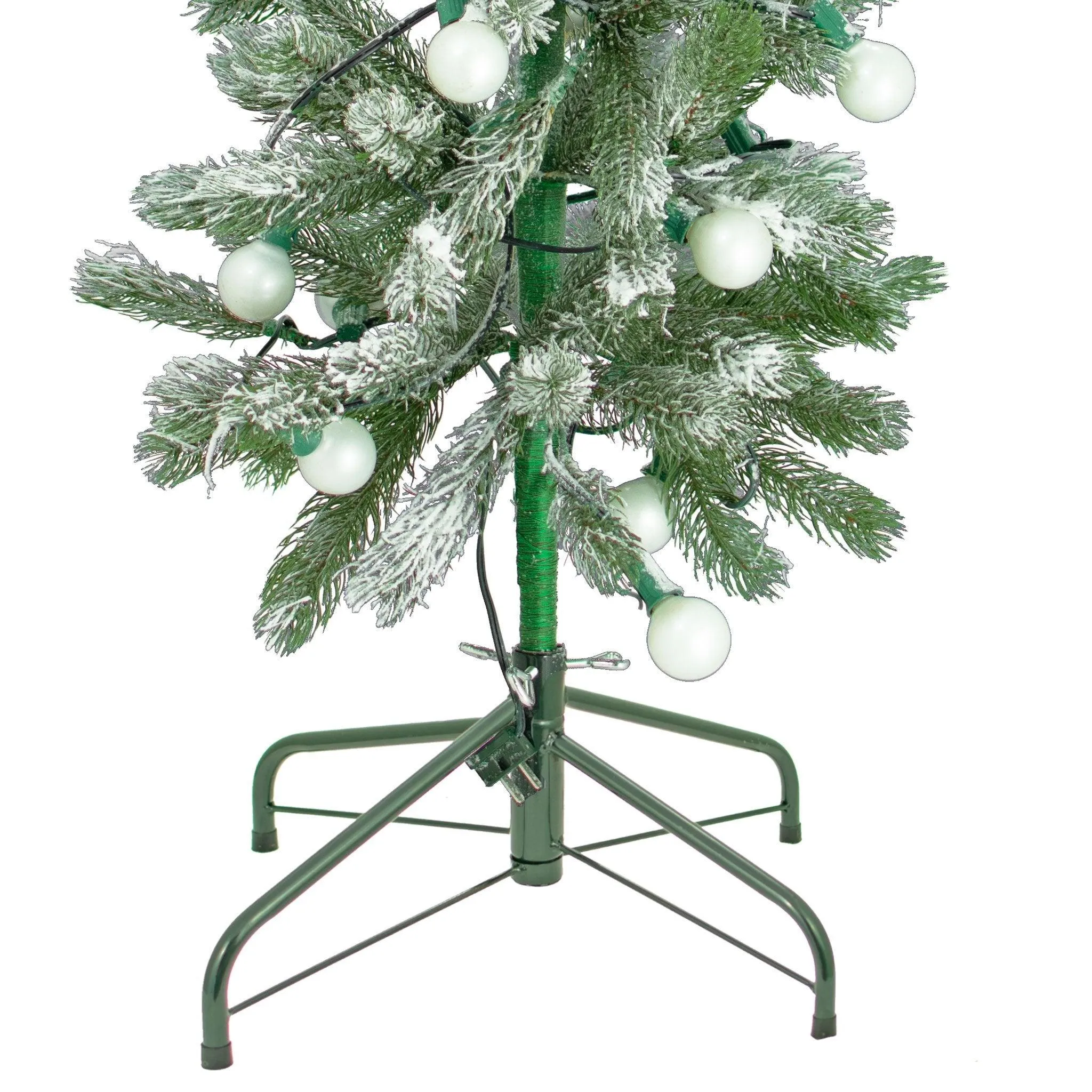 Aspen Pine Flocked Christmas Tree