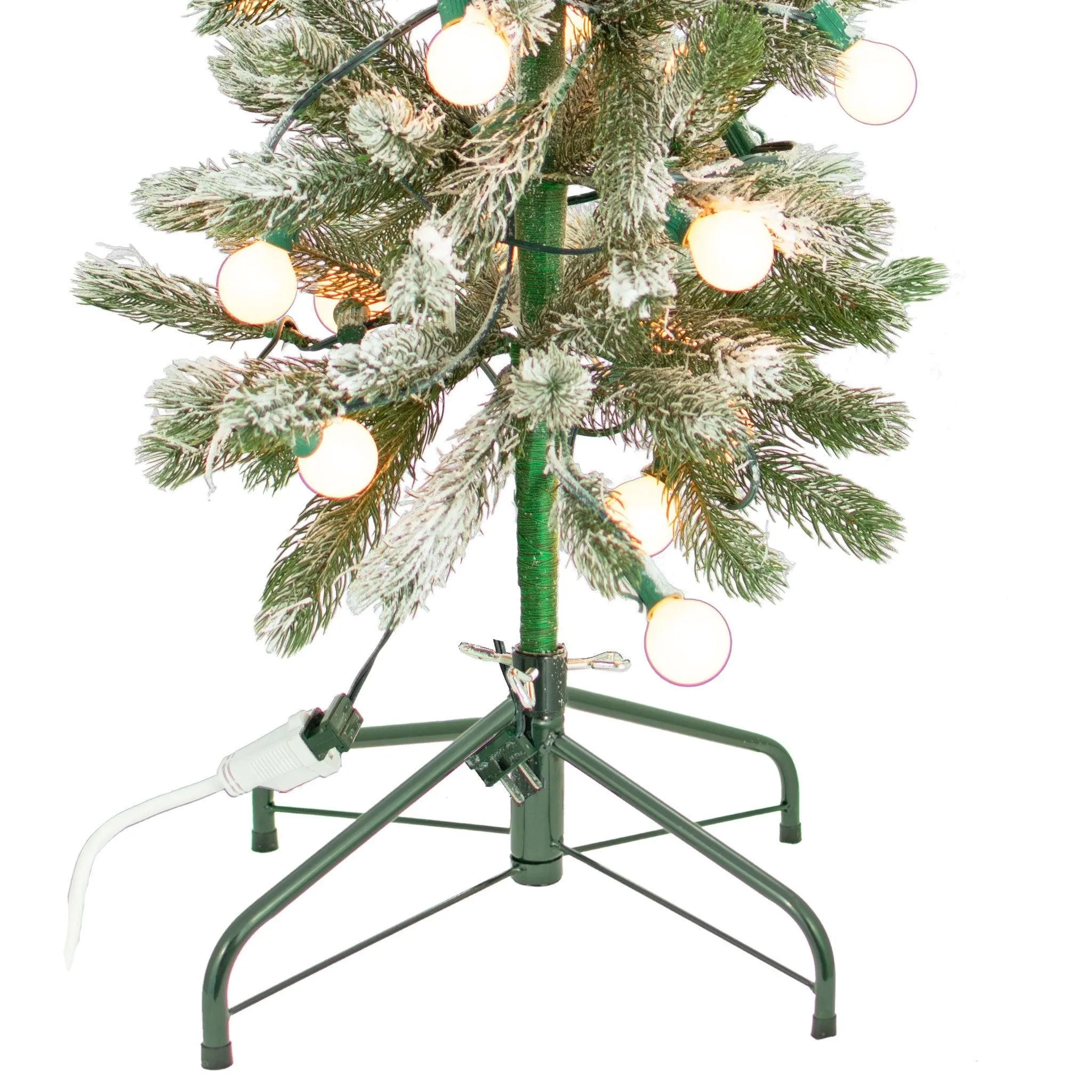 Aspen Pine Flocked Christmas Tree