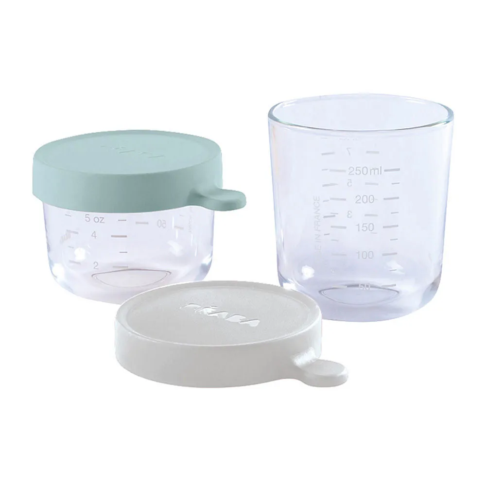 Beaba Glass Jars Twin Pack