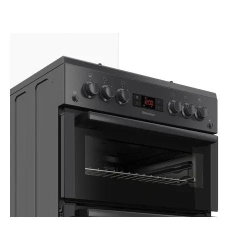 Blomberg GGN65N 60cm Double Oven Gas Cooker with Gas Hob Anthracite