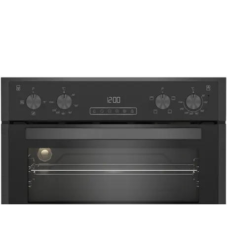 Blomberg RODN9202DX Built In Electric Double Oven Dark Steel