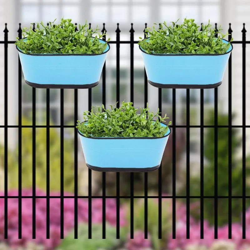 Blossom Nest Planter (Blue) - Set Of Three