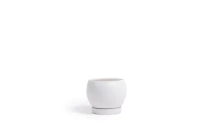 Bollé Planter White 12 Inch