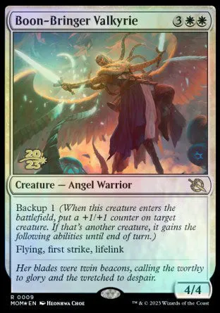 Boon-Bringer Valkyrie [March of the Machine Prerelease Promos]