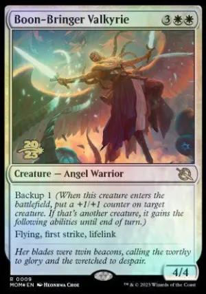 Boon-Bringer Valkyrie [March of the Machine Prerelease Promos]