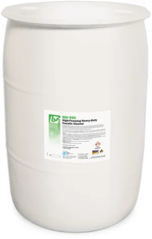 BSI-500 High-Foaming Heavy Duty Caustic Cleaner, 55 Gallon Drum (1/ea)