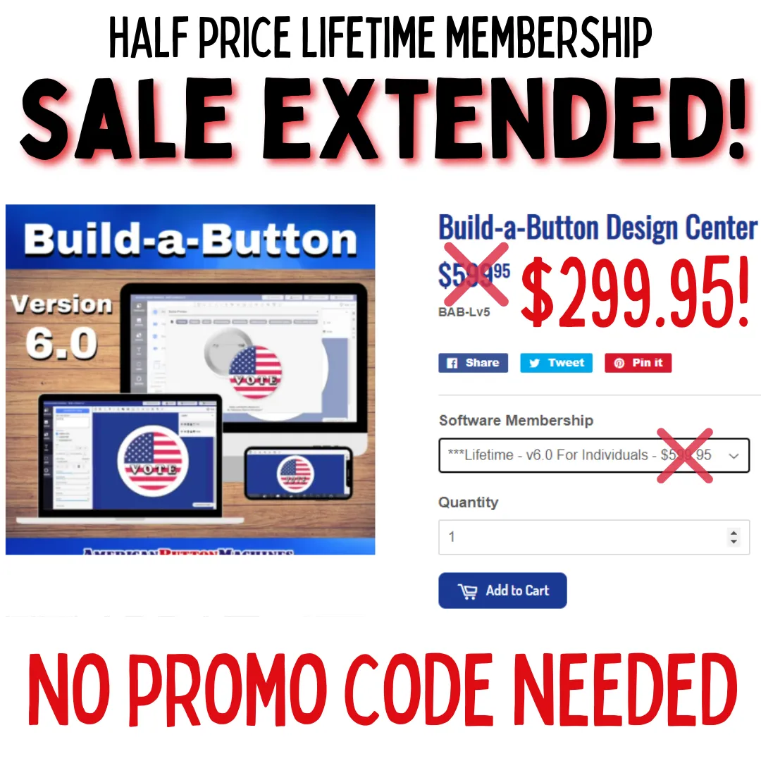 Build-a-Button Design Center - Version 6.0 Membership