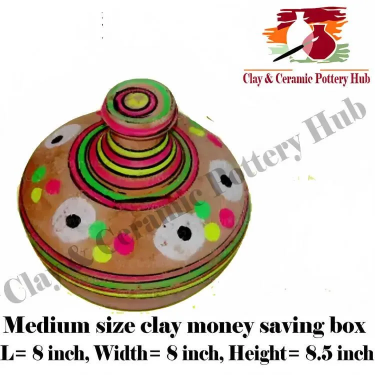 Clay Money Saving Pots (Gullak)| Clay Crockery Pots | Earthen Crockery Pots | Terracotta Crockery Pots