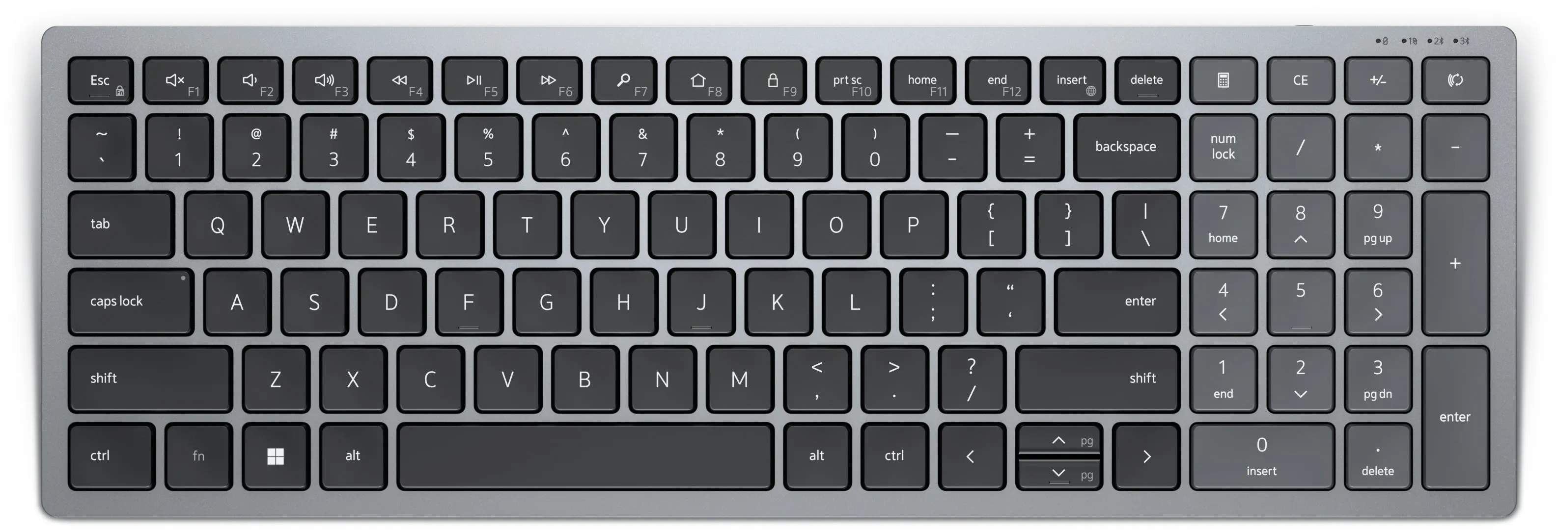 Dell Keyboard Kb740 - Us-Layout - Titan Gray