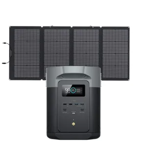 EcoFlow DELTA 2 Max   220W Portable Solar Panel - ZPPMR350-US 220W