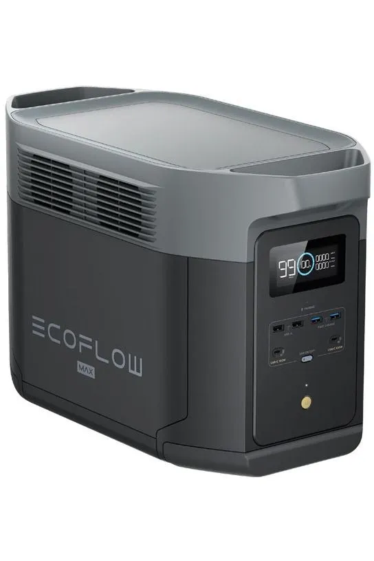 EcoFlow Delta 2 Max Portable Power Station - Free 160W Solar Panel