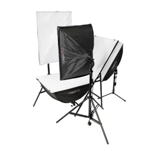 EzyLite 4x85W Head Conitnuous Lighting Kit with Shooting Table 60x100