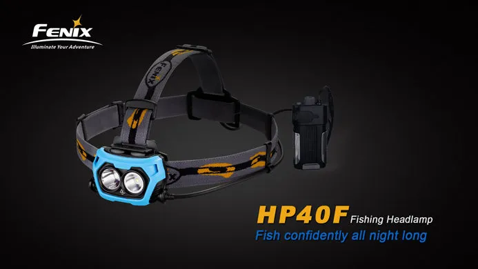 Fenix HP40F 2 x 18650 / 4 x CR123A CREE XP-E2 M3 / XP-G2 R5 450 Lumen LED Fishing Headlamp