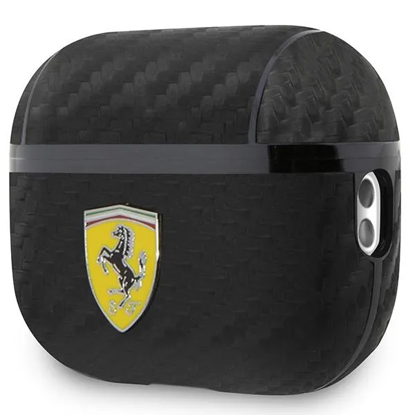 Ferrari PU Carbon On Track Case for Airpods 2 Black - FESAP2CABK