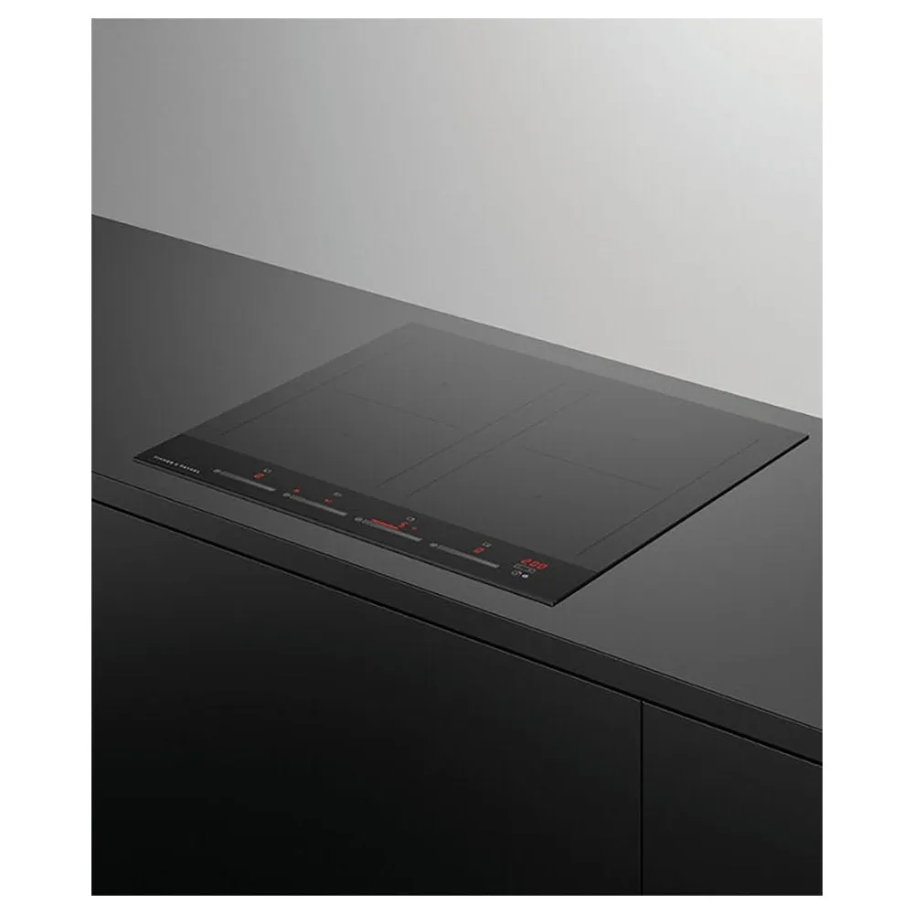 Fisher   Paykel CI604DTB4 Induction Hob with 4 Zones, SmartZone, Black Glass- 60cm Wide