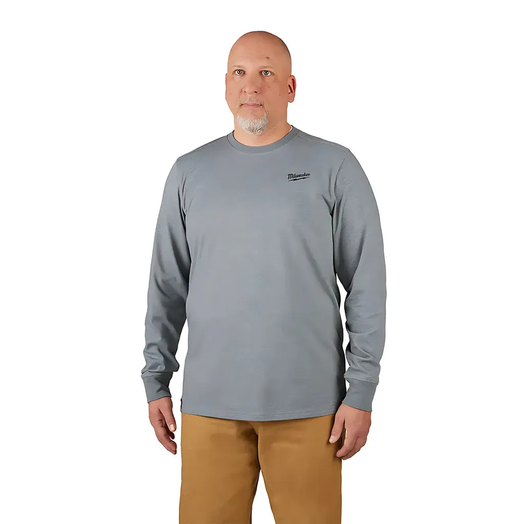 FREEFLEX™ Hybrid Work Tee - Long Sleeve - Gray S