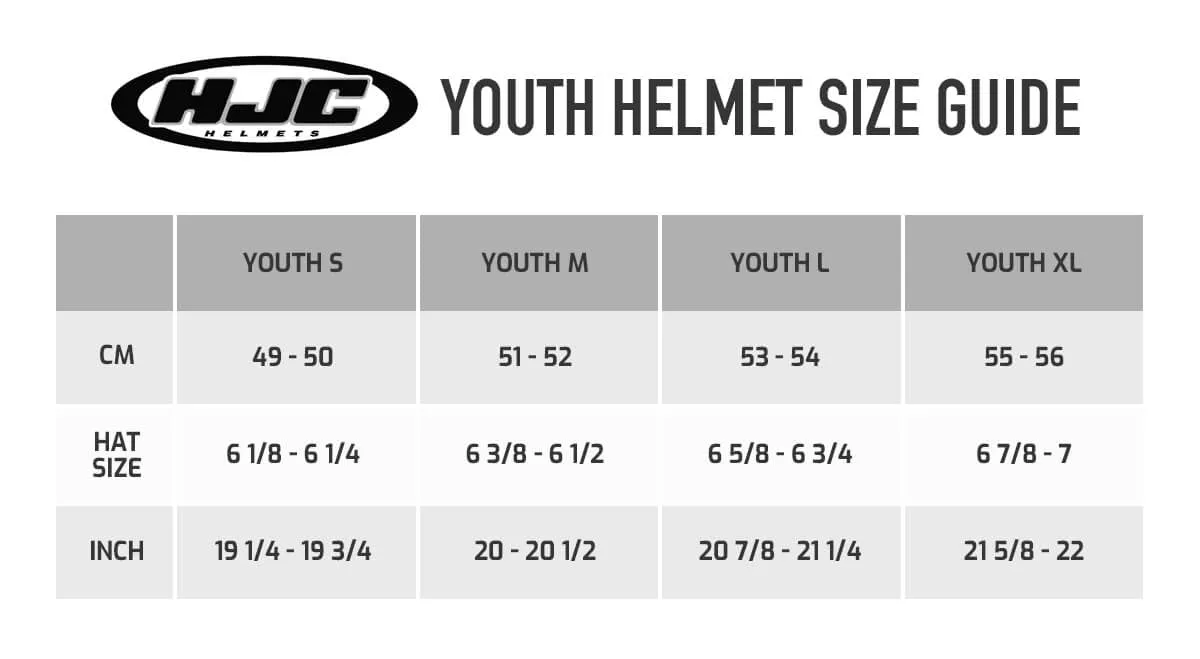 HJC 'CL-Y' Youth Matte Black Full Face Helmet