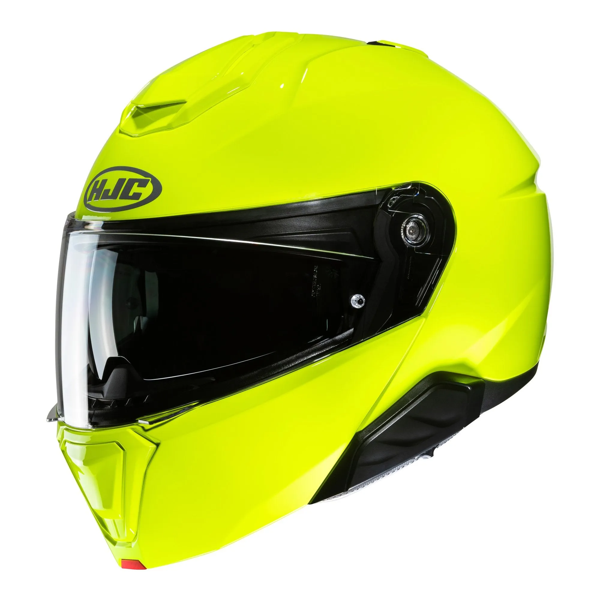 HJC I91 Fluo Green Flip Front Modular Helmet