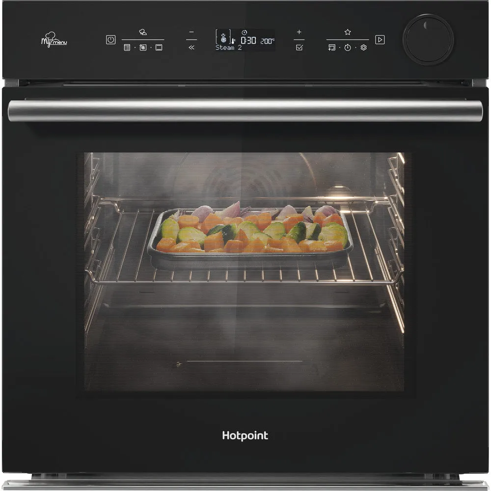 Hotpoint SI4S854CBL Class 4 Multiflow Air Fry Built In Electric Single Oven