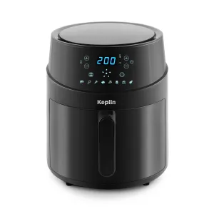 Keplin 4.3L Dual Zone Air Fryer - 2850W Energy-Saving Cooker with 8 Cooking Functions - Extra-Large Capacity for Healthy Meals - Roast, Bake, Dehydrate, Crisp - Family Size