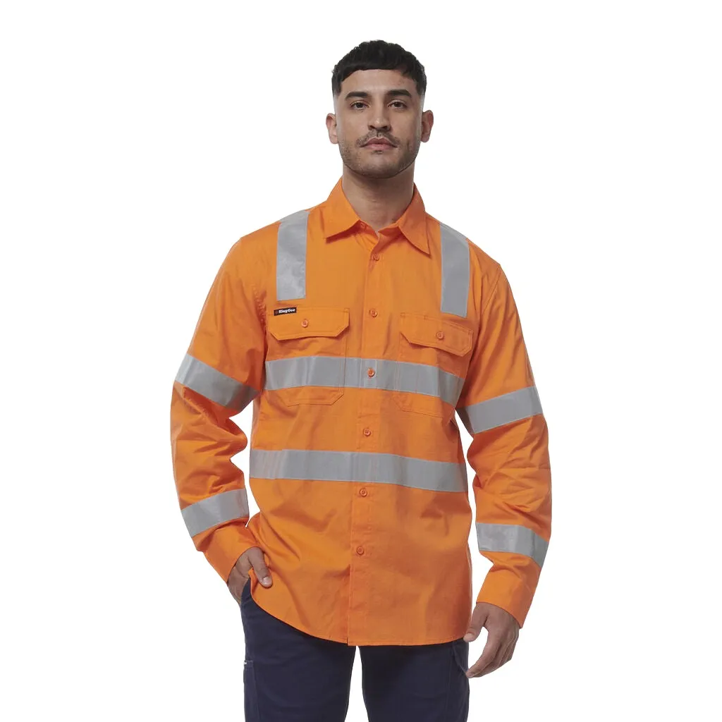 King Gee Workcool Vented VIC Rail Shirt (K54014)