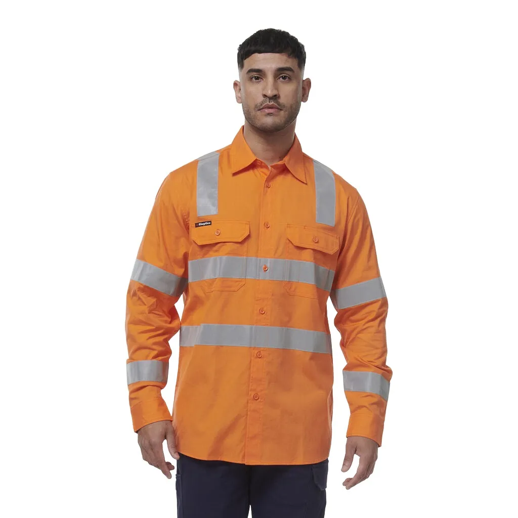 King Gee Workcool Vented VIC Rail Shirt (K54014)