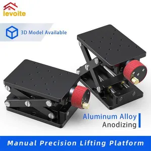 Levoite Z-axis Manual Lifting Platform Table Precision Fine Tuning Lifting Platform