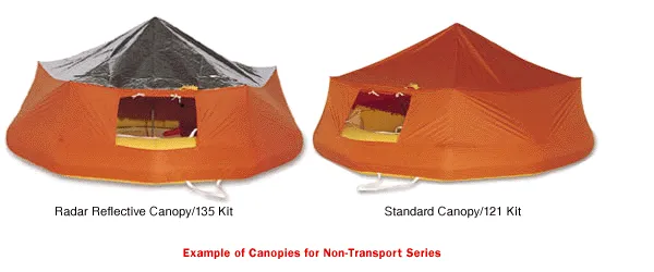 Life Raft (T9), Classic Raft, Single Tube,  FAA Type II, 9-Man