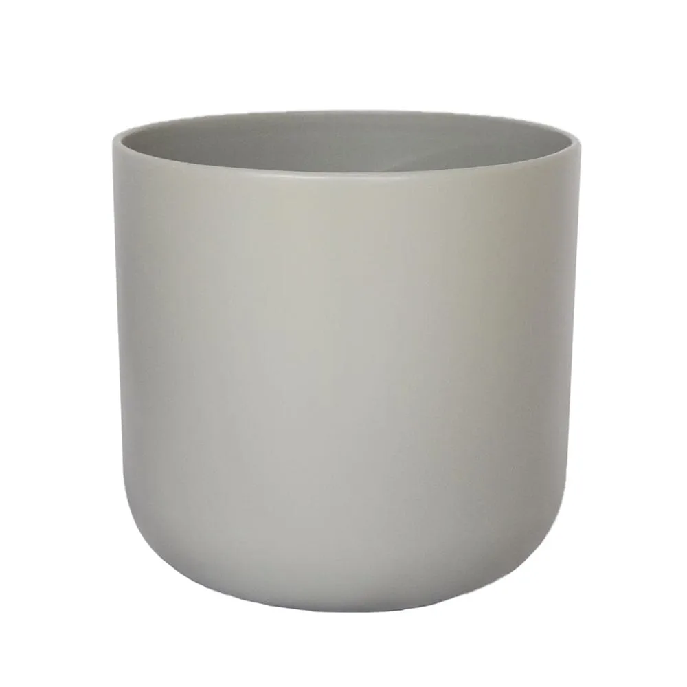 Lisbon Light Grey Ceramic 15cm Pots