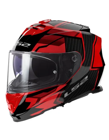 Ls2 Ff800 Storm Full Face Helmets Ii Tracker Black Red-06