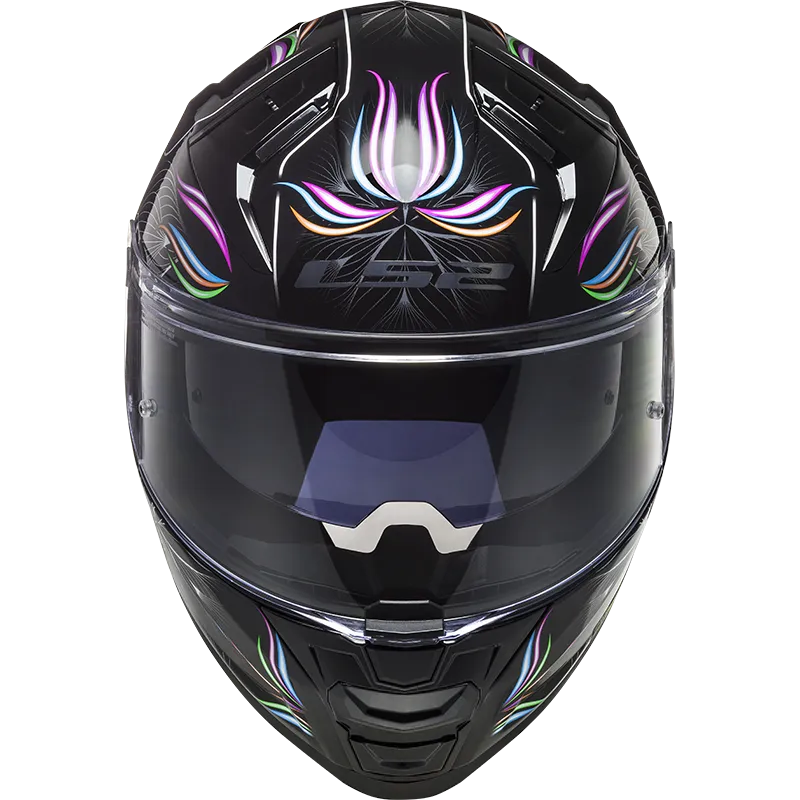 LS2 FF811 VECTOR TROPICAL FULL FACE HELMETS BLACK WHITE-06