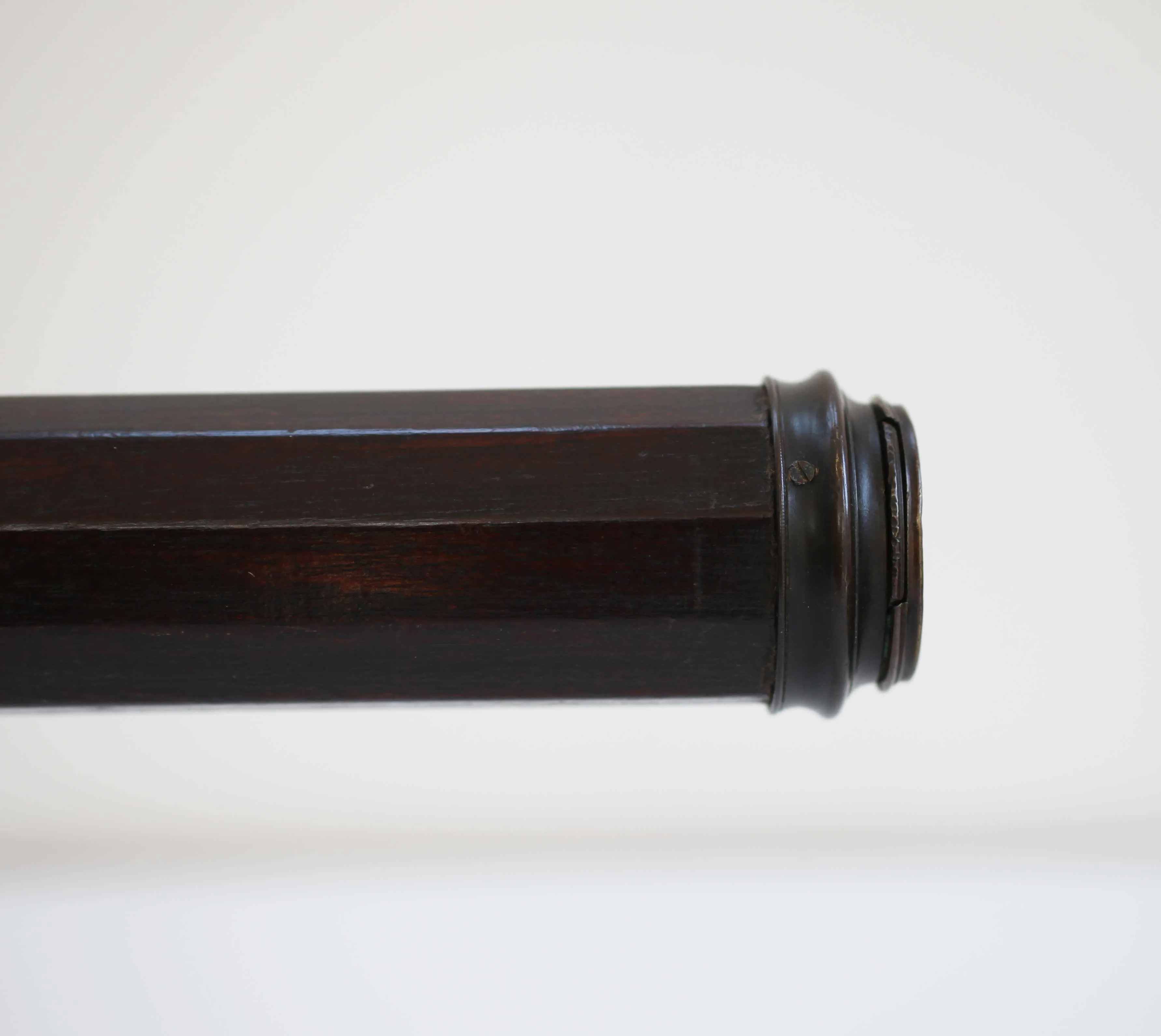 Mid Eighteenth Century Non Achromatic Decagonal Reverse Taper Telescope by John Gilbert