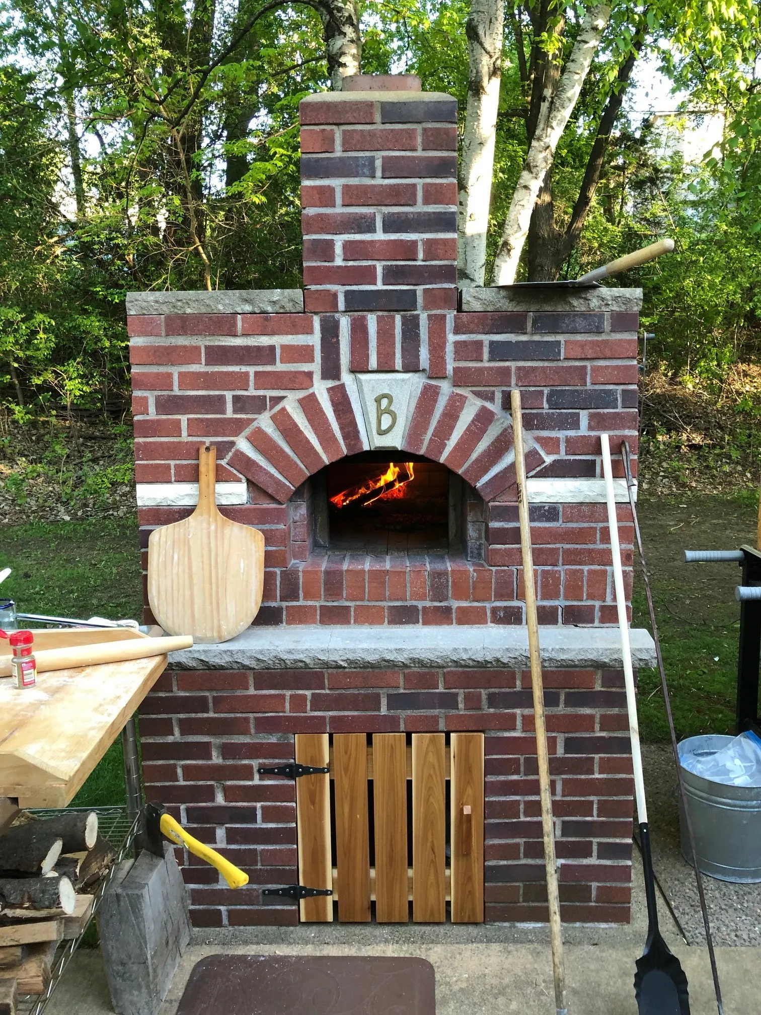 Mini Red Oak Pizza Oven Wood 5'' Kiln Dried Free Shipping