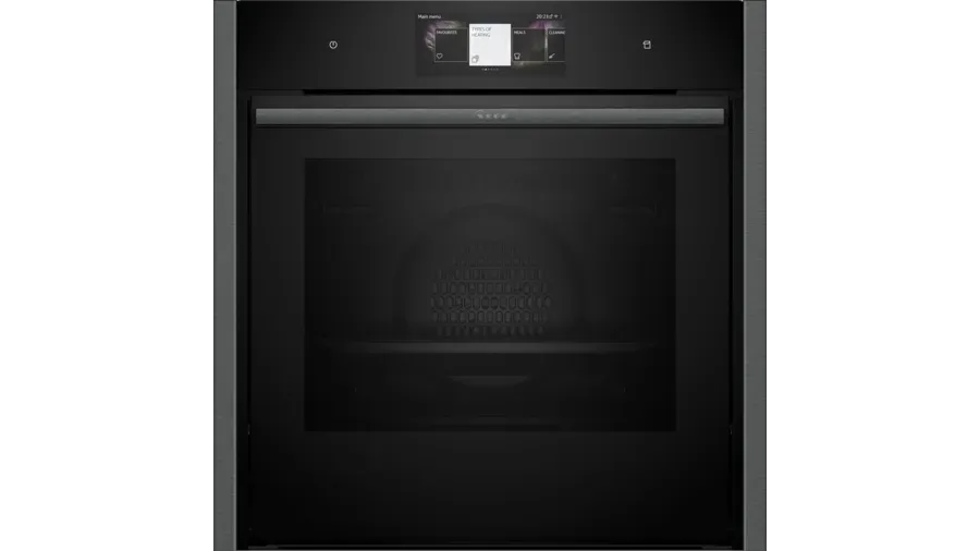 Neff B64FT53G0B N90 Slide and Hide Built-In Electric Single Oven Graphite