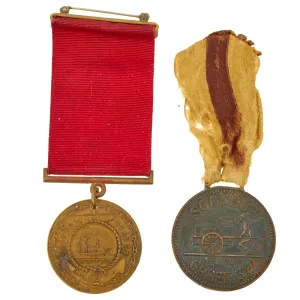 Original U.S. China Service 1937 Battle of Soochow Medal Navy Good Conduct Medal Named to Pearl Harbor Survivor