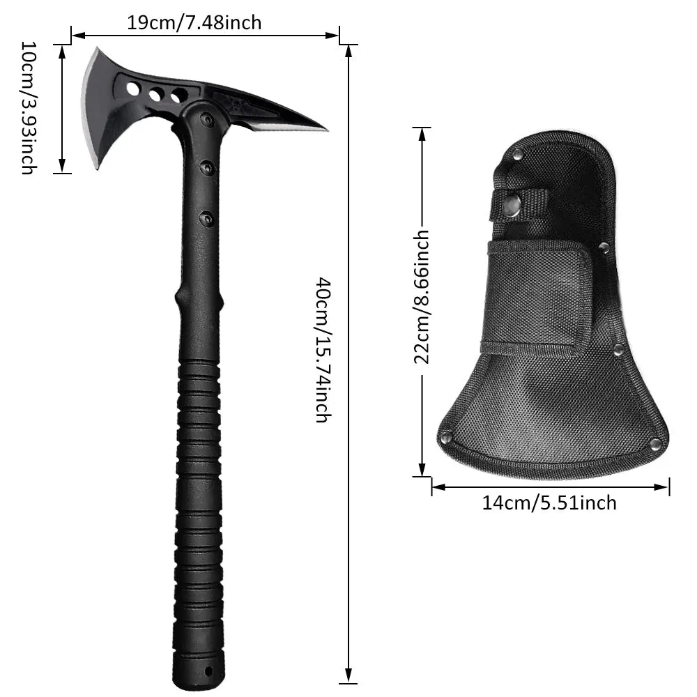 Outdoor Survival Axe Portable Multifunctional Tactical Ax Non-slip Handle Camping Axes Hunting Tomahawk Mountaineering Tool