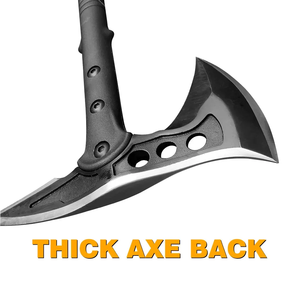 Outdoor Survival Axe Portable Multifunctional Tactical Ax Non-slip Handle Camping Axes Hunting Tomahawk Mountaineering Tool