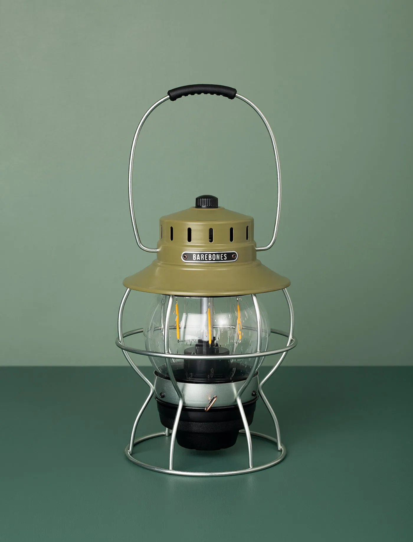 Railroad Lantern // Olive