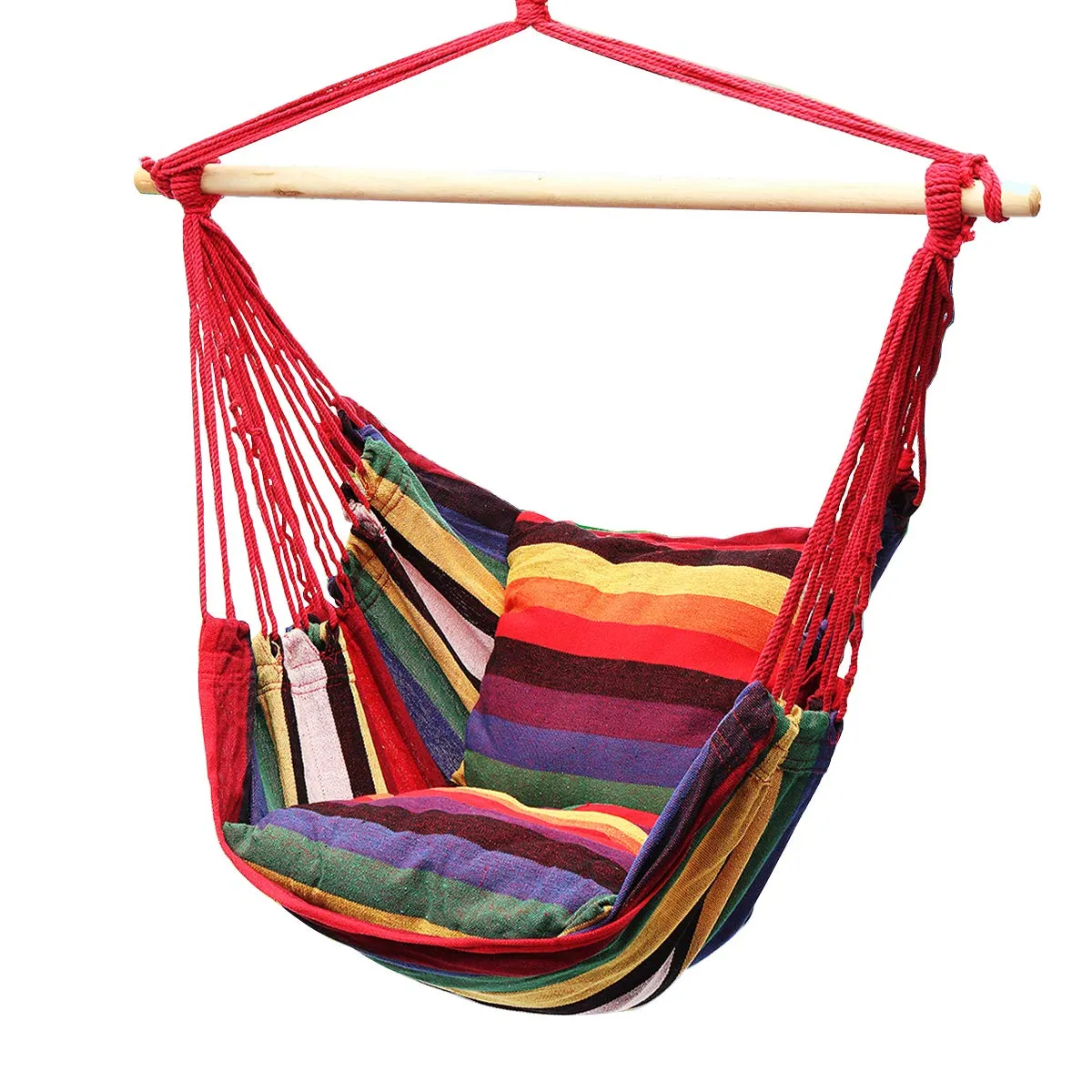 Red Rope Hammock Chair - Lelly Q