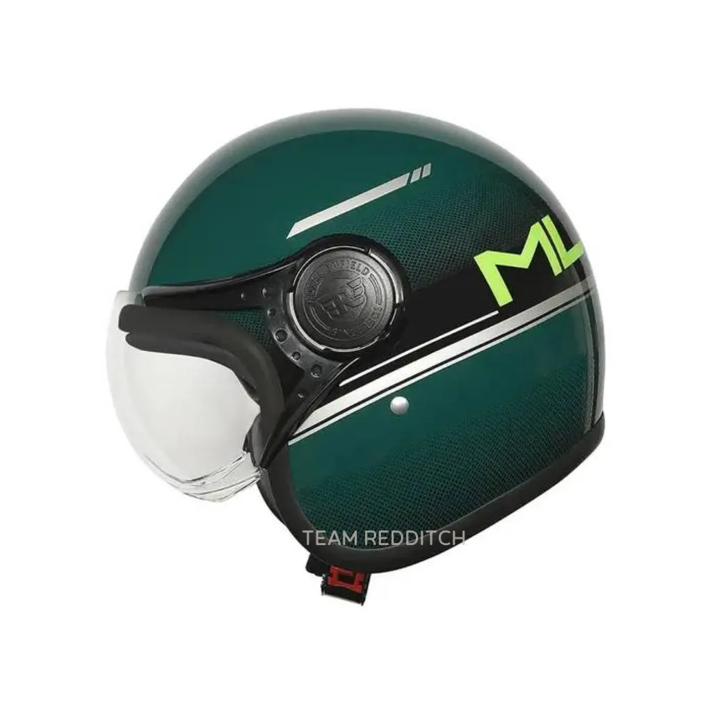 Royal Enfield Jet Of Neo Dapper Green Helmet