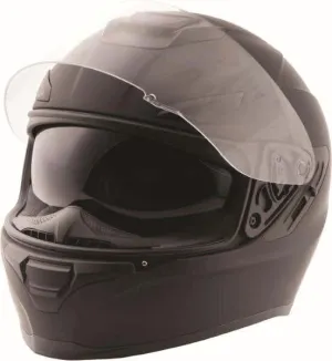 Sentinel Solid Matte Black Helmet - Fly Street